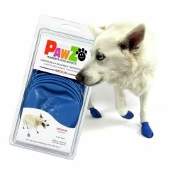 Stiefel Pawz Hund 12 Stück Blau Größe M
