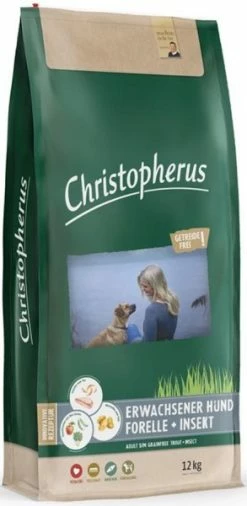 Christopherus Hund Christopherus Getreidefrei Forelle & Insekt 12kg
