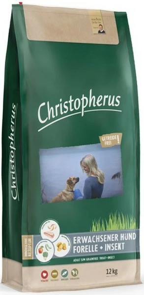 Christopherus Hund Christopherus Getreidefrei Forelle & Insekt 12kg 3 Christopherus Hund Christopherus Getreidefrei Forelle & Insekt 12kg