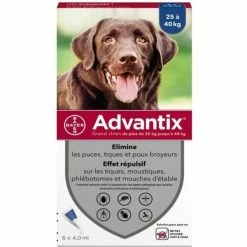 Hundepipette Advantix 25-40 Kg 6 Stück
