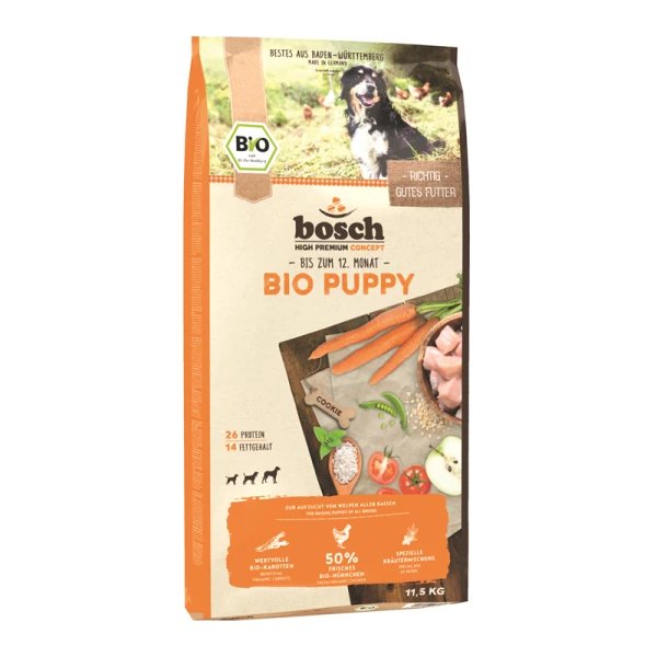 Bosch Bio Puppy Hühnchen + Karotten 11,5 Kg 3 Bosch Bio Puppy Hühnchen + Karotten 11,5 Kg