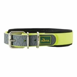 Hundehalsband Hunter Convenience Comfort Gelb XS/S (22-30 Cm)