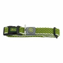Hundehalsband Hunter Basic Thema Neongrün S (30-43 Cm)