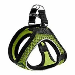 Hundegeschirr Hunter Hilo-Comfort Neongrün Größe M/L (58-63 Cm)