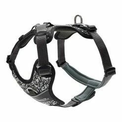 Hundegeschirr Hunter Divo Reflektierend Schwarz/Grau XS (34-47 Cm)