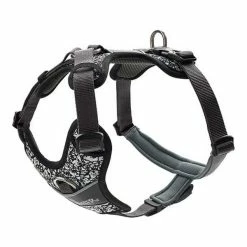 Hundegeschirr Hunter Divo Reflektierend Schwarz/Grau M (56-73 Cm)