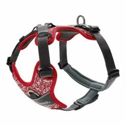 Hundegeschirr Hunter Divo Rot Grau Reflektierend S Rosa/Grau (45-56 Cm)