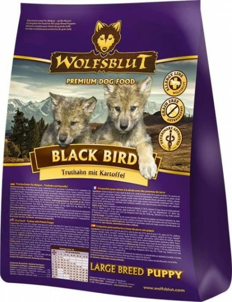 Wolfsblut Black Bird Puppy Large - 2 Kg 3 Wolfsblut Black Bird Puppy Large - 2 Kg
