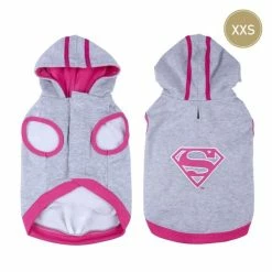 Hundepulli Superman XXS Grau