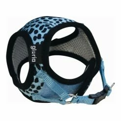 Hundegeschirr Gloria Leopard 17-22 Cm Blau XS