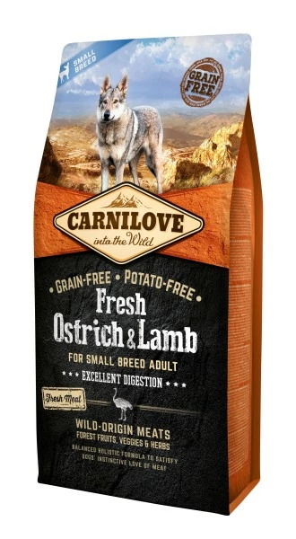 Carnilove Dog Fresh Sm Ostr+Lam 6kg 3 Carnilove Dog Fresh Sm Ostr+Lam 6kg