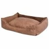VIDAXL Hundebett Mit Kissen PU Kunstleder Größe S Beige -Hundefutter Geschäft 8718475522263 a en hd 1 600x600