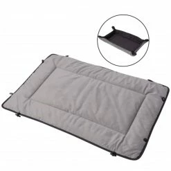VIDAXL Hundebett Grau 65x100 Cm