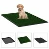 VIDAXL Haustier-Toilette Mit Tablett Und Kunstgras Grün 64x51x3cm WC -Hundefutter Geschäft 8719883667386 m en hd 1 600x600