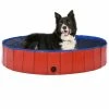 VIDAXL Hundepool Faltbar Rot 160 X 30 Cm PVC -Hundefutter Geschäft 8719883741710 m en hd 1 600x600