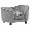 VIDAXL Hundesofa Grau 69x49x40 Cm Plüsch -Hundefutter Geschäft 8720286034033 m en hd 1 600x600