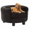 VIDAXL Hundesofa Braun 48x48x32 Cm Plüsch Und Kunstleder -Hundefutter Geschäft 8720286034200 m en hd 1 600x600