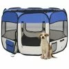 VIDAXL Faltbarer Welpenlaufstall Mit Tragetasche Blau 90x90x58 Cm 1 VIDAXL Faltbarer Welpenlaufstall Mit Tragetasche Blau 90x90x58 Cm -Hundefutter Geschäft 8720286204900 m en hd 1 600x600