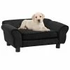 VIDAXL Hundesofa Schwarz 72x45x30 Cm Plüsch -Hundefutter Geschäft 8720286315248 m en hd 1 600x600