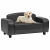 VIDAXL Hundesofa Dunkelgrau 80x50x40 Cm Kunstleder -Hundefutter Geschäft 8720286315408 m en hd 1 600x600