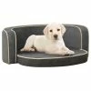 VIDAXL Hundesofa Klappbar Grau 73x67x26 Cm Plüsch Waschbares Kissen -Hundefutter Geschäft 8720286341636 m en hd 1 600x600