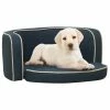 VIDAXL Hundesofa Klappbar Blau 76x71x30 Cm Leinen Waschbares Kissen -Hundefutter Geschäft 8720286341759 m en hd 1 600x600