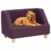 VIDAXL Hundesofa Burgunderrot 60x37x39 Cm Leinen