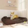VIDAXL Hundebett Mit Kissen Braun 135x110x23 Cm Oxford-Gewebe -Hundefutter Geschäft 8720286430200 m en hd 1 600x600