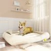 VIDAXL Hundebett Mit Kissen Beige 135x110x23 Cm Oxford-Gewebe -Hundefutter Geschäft 8720286430286 m en hd 1 600x600