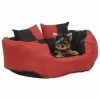 VIDAXL Hundekissen Wendbar Und Waschbar Rot Und Schwarz 65x50x20 Cm -Hundefutter Geschäft 8720286430378 m en hd 1 600x600