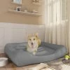 VIDAXL Hundebett Hellgrau 120x100x27 Cm Kunstleder -Hundefutter Geschäft 8720286430620 m en hd 1 600x600