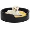 VIDAXL Hundebett Schwarz-Gelb 90x79x20 Cm Plüsch Und Kunstleder -Hundefutter Geschäft 8720286431092 m en hd 1 600x600