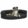 VIDAXL Hundematratze Ergonomisch 75x53 Cm Leinenoptik Schwarz -Hundefutter Geschäft 8720286431306 m en hd 1 600x600