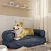 VIDAXL Hundebett Ergonomisch Schaumstoff Dunkelblau 88x65cm Kunstleder -Hundefutter Geschäft 8720286431375 m en hd 1 600x600
