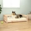 VIDAXL Hundebett 95,5x65,5x28 Cm Massivholz Kiefer -Hundefutter Geschäft 8720287067887 m en hd 1 600x600