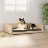 VIDAXL Hundebett 95,5x65,5x28 Cm Massivholz Kiefer -Hundefutter Geschäft 8720287140429 m en hd 1 600x600