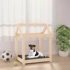 VIDAXL Hundebett 61x50x70 Cm Massivholz Kiefer