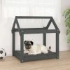 VIDAXL Hundebett Grau 71x55x70 Cm Massivholz Kiefer -Hundefutter Geschäft 8720287207016 m en hd 1 600x600