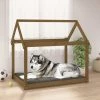VIDAXL Hundebett Honigbraun 111x80x100 Cm Massivholz Kiefer -Hundefutter Geschäft 8720287207177 m en hd 1 600x600