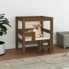 VIDAXL Hundebett Honigbraun 55,5x53,5x60 Cm Massivholz Kiefer -Hundefutter Geschäft 8720287208679 m en hd 1 600x600