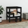 VIDAXL Hundebett Schwarz 55,5x53,5x60 Cm Massivholz Kiefer 1 VIDAXL Hundebett Schwarz 55,5x53,5x60 Cm Massivholz Kiefer -Hundefutter Geschäft 8720287208686 m en hd 1 600x600