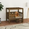 VIDAXL Hundebett Honigbraun 75,5x63,5x70 Cm Massivholz Kiefer -Hundefutter Geschäft 8720287208778 m en hd 1 600x600