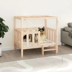 VIDAXL Hundebett 105,5x83,5x100 Cm Massivholz Kiefer