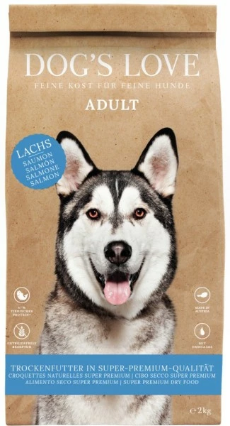 DogsLove DOG'S LOVE TROCKEN Lachs & Forelle 2kg 3 DogsLove DOG'S LOVE TROCKEN Lachs & Forelle 2kg