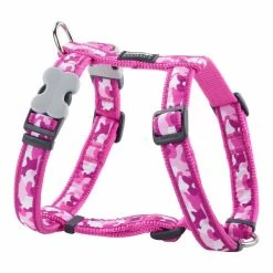 Hundegeschirr Red Dingo Style Pink Tarnfarbe 30-48 Cm