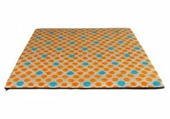CARBONE Hundematte Mattress, 70 X 100 Cm - Punkte-orange