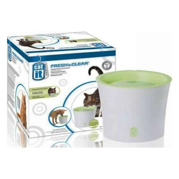 CATIT Fresh+Clear Trinkbrunnen 3L - Lindgrün 3 CATIT Fresh+Clear Trinkbrunnen 3L - Lindgrün