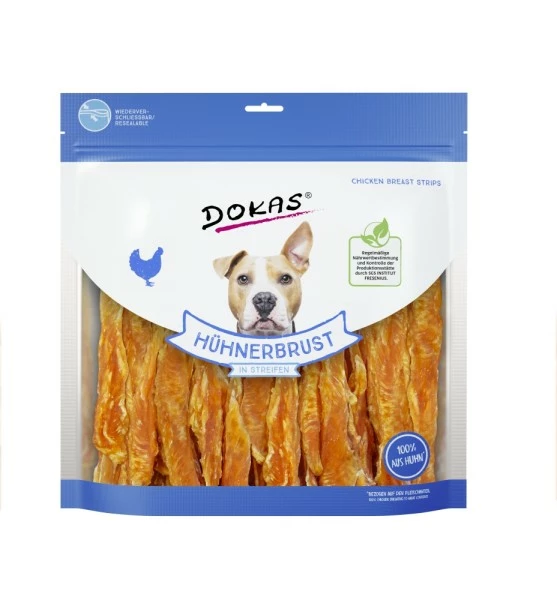 Dokas Trockensnacks Dokas Hühnerbrust In Streifen 900 G 3 Dokas Trockensnacks Dokas Hühnerbrust In Streifen 900 G