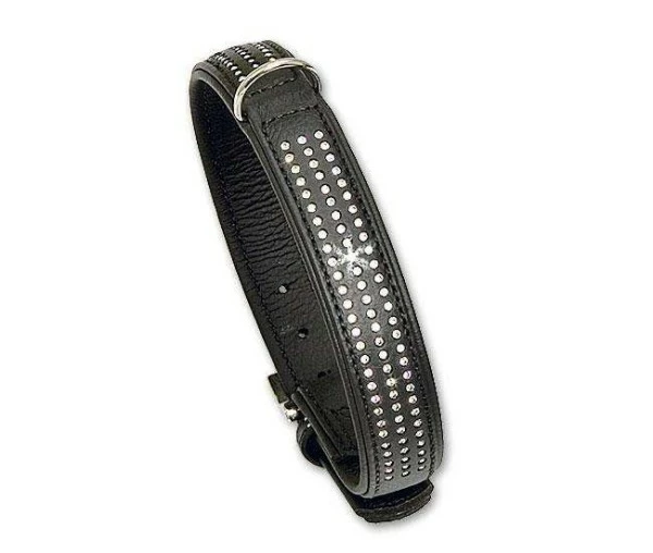 Karlie VINTAGE Strass Halsband 3-reihig - Schwarz - 30 Mm, 50 Cm 3 Karlie VINTAGE Strass Halsband 3-reihig - Schwarz - 30 Mm, 50 Cm