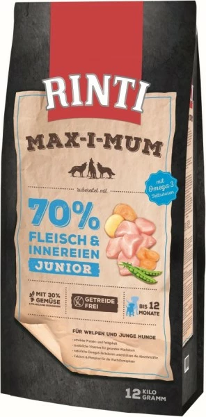 Finnern Max-i-mum RINTI MAX-I-MUM Junior Huhn 12kg 3 Finnern Max-i-mum RINTI MAX-I-MUM Junior Huhn 12kg
